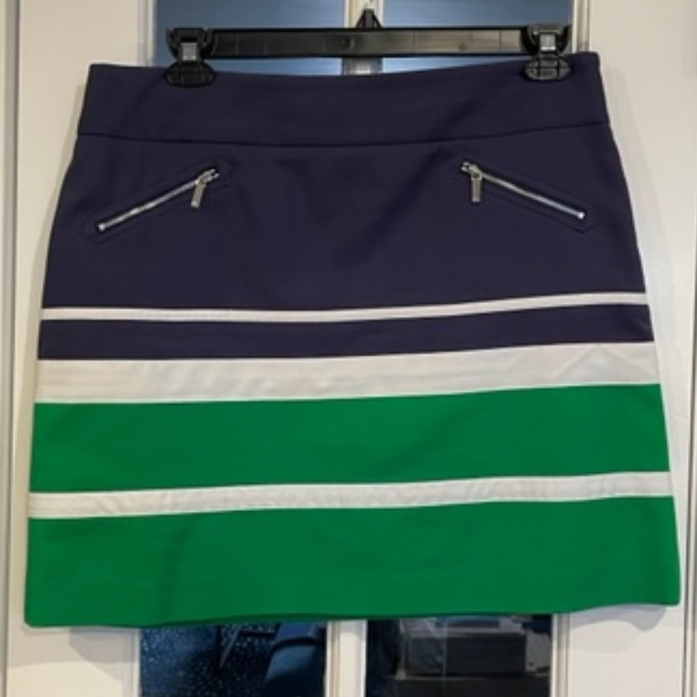 Anne Klein striped skirt, size 14